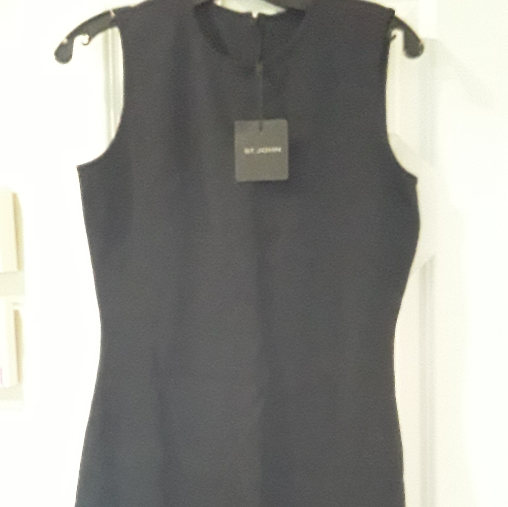 St John black dress